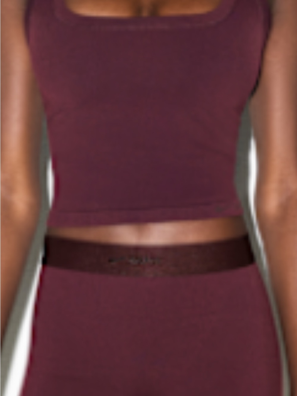 NikeSKIMS Maroon Racerback Tank Top
